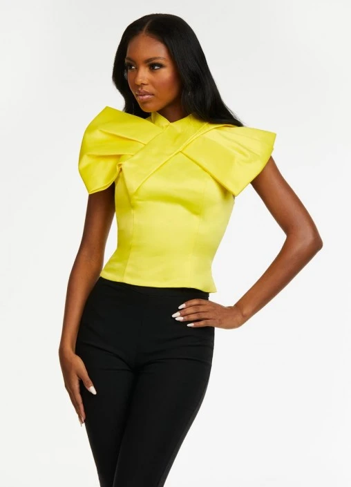 Ashley Lauren 9003 Separate Large Bow Top 7 Ashley Lauren 9003 Separate Large Bow Top - Image 5