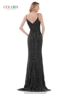 Colors Dress 2659 Fitted Sequin Prom Gown -Outlet Prom Dresses Store S22 CD 2659 02 529x705