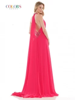 Colors Dress 2710 Halter Gown With Back Drape 5 Colors Dress 2710 Halter Gown With Back Drape -Outlet Prom Dresses Store S22 CD 2710 02 529x705