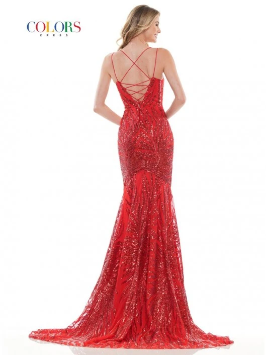 Colors Dress 2743 Stunning Sequin Gown 4 Colors Dress 2743 Stunning Sequin Gown - Image 2