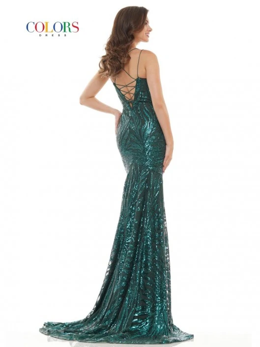 Colors Dress 2743 Stunning Sequin Gown 6 Colors Dress 2743 Stunning Sequin Gown - Image 4