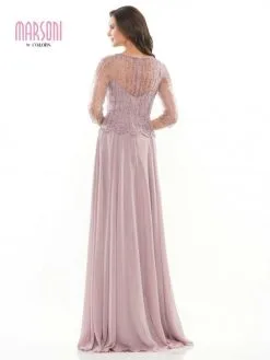 Marsoni By Colors M312 Beaded Chiffon Mothers Gown -Outlet Prom Dresses Store S22 CM M312 04 529x705