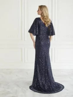 Christina Wu Elegance 17071 Sequin Flutter Sleeve Gown 8 Christina Wu Elegance 17071 Sequin Flutter Sleeve Gown -Outlet Prom Dresses Store S22 CWE 17071 02 530x705