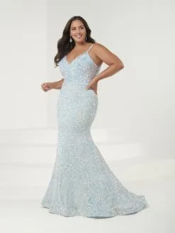 Christina Wu Prom Christina Wu Plus 16956 Liquid Sequin Prom Dress -Outlet Prom Dresses Store S22 CWPP 16956 03 530x705