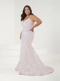 Christina Wu Prom Christina Wu Plus 16956 Liquid Sequin Prom Dress -Outlet Prom Dresses Store S22 CWPP 16956 04 530x705