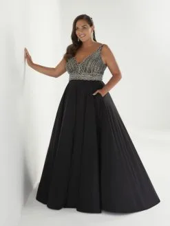 Christina Wu Prom Christina Wu Plus 16961 Beaded A-Line Pocket Gown -Outlet Prom Dresses Store S22 CWPP 16961 03 530x705