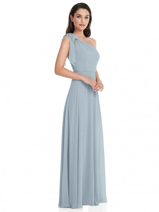 After Six 1561 Bow One Shoulder Bridesmaid Dress 5 After Six 1561 Bow One Shoulder Bridesmaid Dress - Image 3