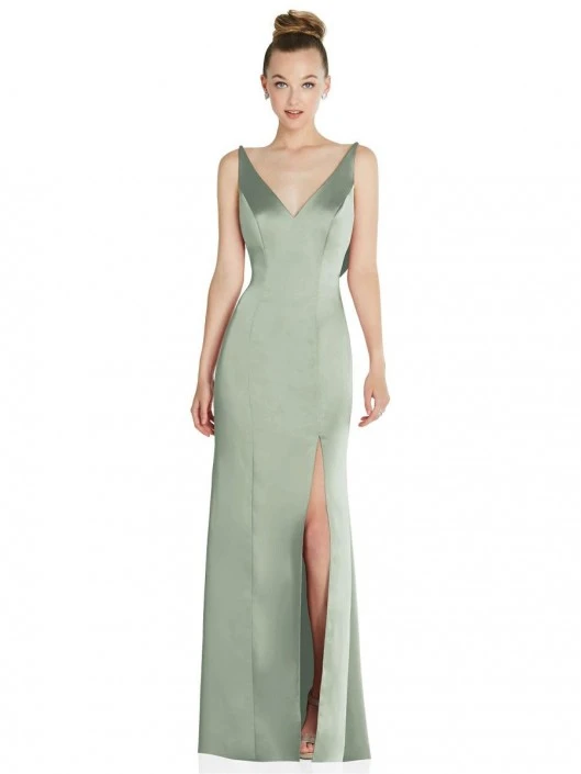After Six 6856 Draped Cowl Back Bridesmaid Dress 4 After Six 6856 Draped Cowl Back Bridesmaid Dress - Image 2