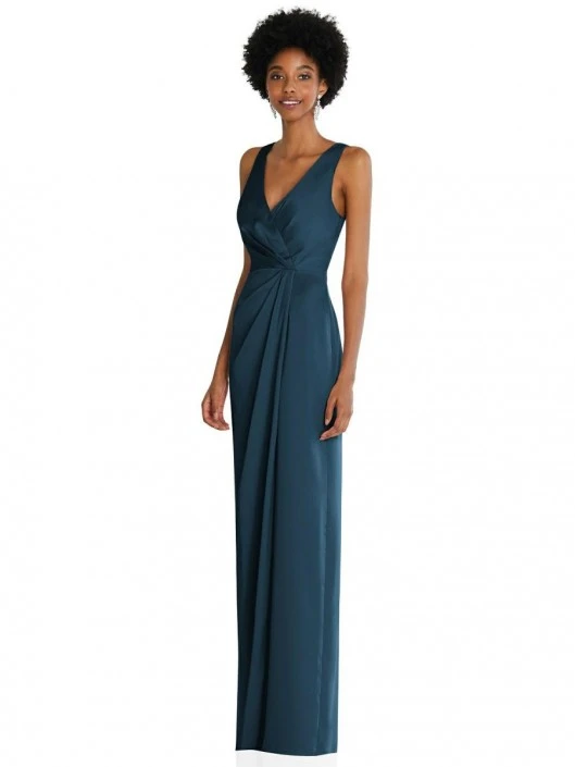 After Six 6864 Draped Tulip Bridesmaid Dress 5 After Six 6864 Draped Tulip Bridesmaid Dress - Image 3