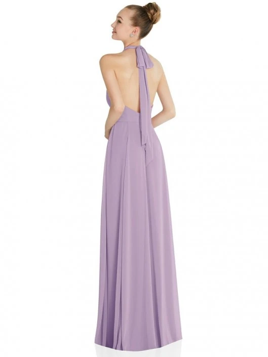 After Six 6865 Ruffle High Halter Gown 4 After Six 6865 Ruffle High Halter Gown - Image 2
