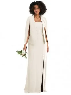 After Six J525 Separate Crepe Cape Jacket -Outlet Prom Dresses Store S22 DAX J525 04 529x705