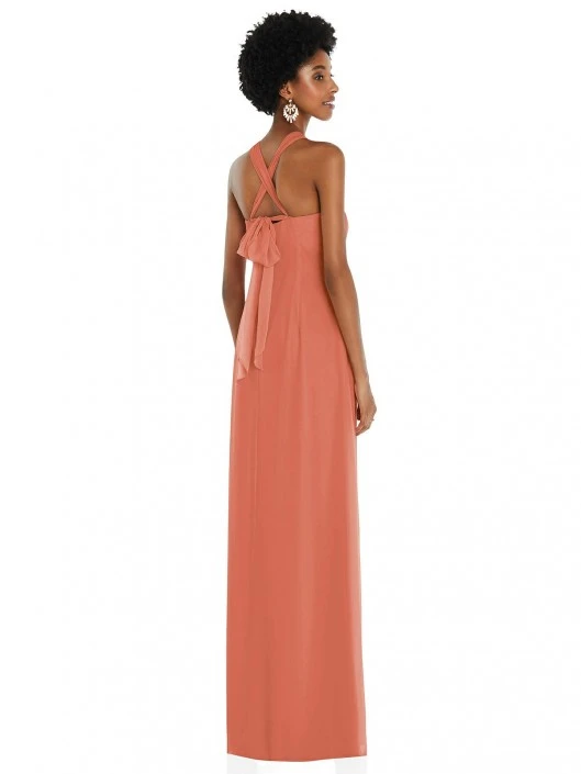 Dessy Collection 3109 Draped Flowing Bridesmaid Dress 5 Dessy Collection 3109 Draped Flowing Bridesmaid Dress - Image 3