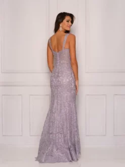 Dave And Johnny 10076 Sparkling Lace Prom Dress -Outlet Prom Dresses Store S22 DJ 10076 02 529x705