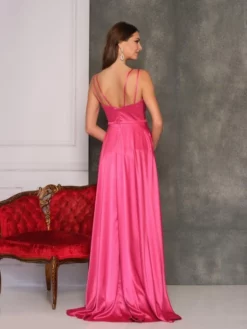 Dave And Johnny 10238 Flattering Wrap Style Gown -Outlet Prom Dresses Store S22 DJ 10238 02 529x705