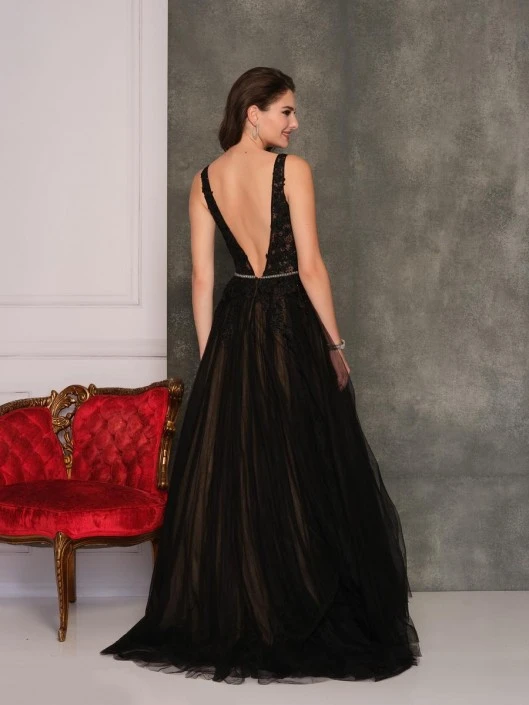 Dave And Johnny 10246W Floral Plus Size Prom Dress 4 Dave And Johnny 10246W Floral Plus Size Prom Dress - Image 2