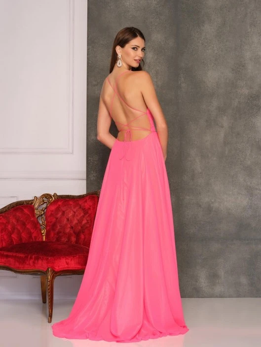 Dave And Johnny 10273 Daring Low Open Back Gown 4 Dave And Johnny 10273 Daring Low Open Back Gown - Image 2