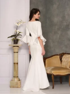 Dave And Johnny 10354 Classy Gown With Flounced Sleeves -Outlet Prom Dresses Store S22 DJ 10354 02 529x705