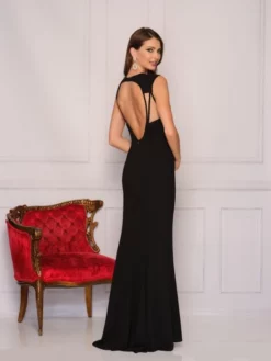 Dave And Johnny 10441 Unique Shoulder Strap Gown -Outlet Prom Dresses Store S22 DJ 10441 02 529x705