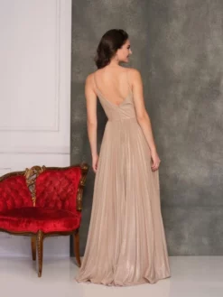 Dave And Johnny A9895 Shimmering Pleated Prom Dress -Outlet Prom Dresses Store S22 DJ A9895 02 529x705