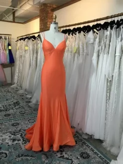 Dave And Johnny A9958 Soft Trumpet Prom Dress -Outlet Prom Dresses Store S22 DJ A9958 03