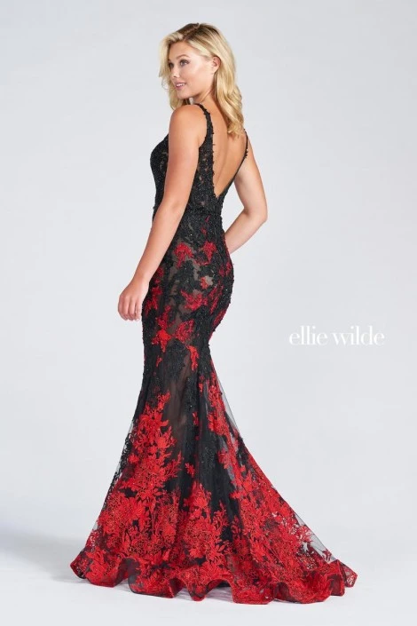 Ellie Wilde By Mon Cheri Ellie Wilde EW122012 Lace Mermaid Prom Dress 4 Ellie Wilde By Mon Cheri Ellie Wilde EW122012 Lace Mermaid Prom Dress - Image 2
