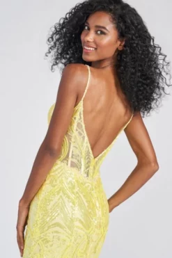 Ellie Wilde By Mon Cheri Ellie Wilde EW122022 Sequin Lace Prom Dress 10 Ellie Wilde By Mon Cheri Ellie Wilde EW122022 Sequin Lace Prom Dress -Outlet Prom Dresses Store S22 EW EW122022 04 470x705