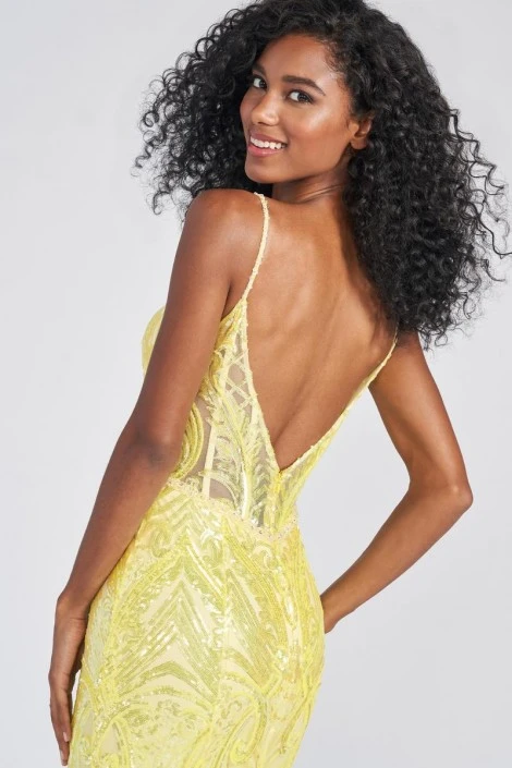 Ellie Wilde By Mon Cheri Ellie Wilde EW122022 Sequin Lace Prom Dress 6 Ellie Wilde By Mon Cheri Ellie Wilde EW122022 Sequin Lace Prom Dress - Image 4