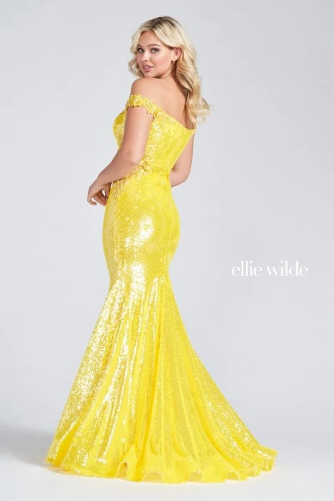 Ellie Wilde By Mon Cheri Ellie Wilde EW122029 Off Shoulder Mermaid Dress 4 Ellie Wilde By Mon Cheri Ellie Wilde EW122029 Off Shoulder Mermaid Dress - Image 2