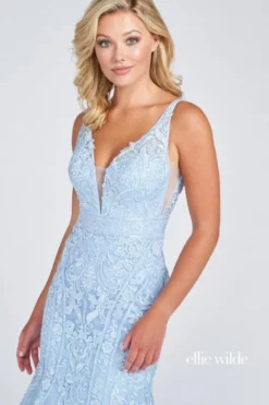 Ellie Wilde By Mon Cheri Ellie Wilde EW122034 Sparkling Mermaid Prom Dress -Outlet Prom Dresses Store S22 EW EW122034 04 470x705