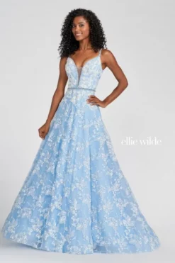 Ellie Wilde By Mon Cheri Ellie Wilde EW122079 Lace Gown With Removable Sleeves 9 Ellie Wilde By Mon Cheri Ellie Wilde EW122079 Lace Gown With Removable Sleeves -Outlet Prom Dresses Store S22 EW EW122079 03 470x705