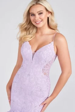 Ellie Wilde By Mon Cheri Ellie Wilde EW122085 Tiered Ruffle Mermaid Dress -Outlet Prom Dresses Store S22 EW EW122085 03 470x705