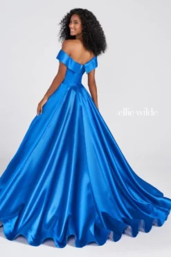 Ellie Wilde By Mon Cheri Ellie Wilde EW122090 Off Shoulder Mikado Prom Dress -Outlet Prom Dresses Store S22 EW EW122090 02 470x705