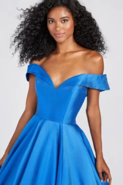 Ellie Wilde By Mon Cheri Ellie Wilde EW122090 Off Shoulder Mikado Prom Dress -Outlet Prom Dresses Store S22 EW EW122090 03 470x705