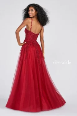 Ellie Wilde By Mon Cheri Ellie Wilde EW122093 Romantic Embroidered Prom Dress -Outlet Prom Dresses Store S22 EW EW122093 02 470x705