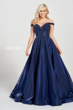 Ellie Wilde By Mon Cheri Ellie Wilde EW122106 Off Shoulder A-Line Prom Dress 10 Ellie Wilde By Mon Cheri Ellie Wilde EW122106 Off Shoulder A-Line Prom Dress -Outlet Prom Dresses Store S22 EW EW122106 04 470x705