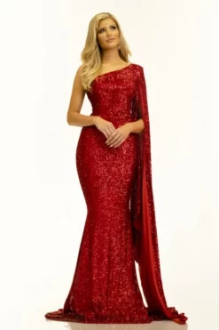 Johnathan Kayne 2190 One Shoulder Sequin Gown With Drape 11 Johnathan Kayne 2190 One Shoulder Sequin Gown With Drape -Outlet Prom Dresses Store S22 JK 2190 05 470x705