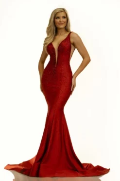 Johnathan Kayne 2305 Plunging V Neck Gown 10 Johnathan Kayne 2305 Plunging V Neck Gown -Outlet Prom Dresses Store S22 JK 2305 04 470x705