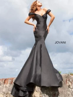 Jovani 02359 Off Shoulder Mermaid Prom Dress -Outlet Prom Dresses Store S22 JV 02359 04 529x705