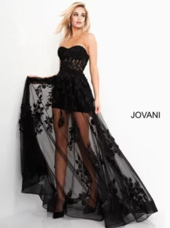 Jovani 02845 Sheer Floral Prom Dress -Outlet Prom Dresses Store S22 JV 02845 03 526x705