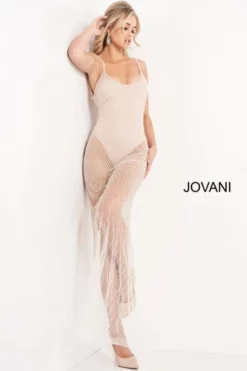 Jovani 04864 Sexy Sheer Embellished Gown 9 Jovani 04864 Sexy Sheer Embellished Gown -Outlet Prom Dresses Store S22 JV 04864 05 470x705