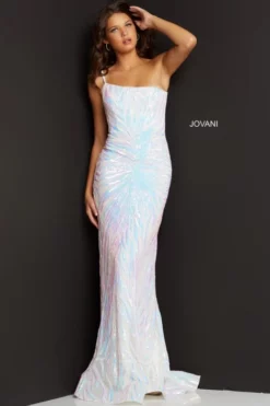 Jovani 05664 One Shoulder Sequin Design Gown 9 Jovani 05664 One Shoulder Sequin Design Gown -Outlet Prom Dresses Store S22 JV 05664 03 470x705