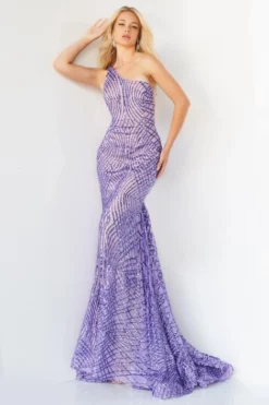 Jovani 06517 Sparkling Sequin One Shoulder Gown 9 Jovani 06517 Sparkling Sequin One Shoulder Gown -Outlet Prom Dresses Store S22 JV 06517 03 470x705