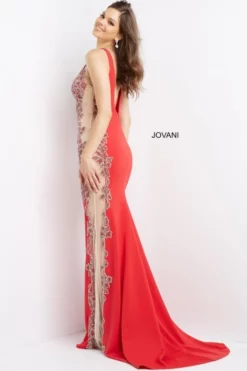 Jovani 07275 Sheer Side Formal Gown -Outlet Prom Dresses Store S22 JV 07275 02 470x705