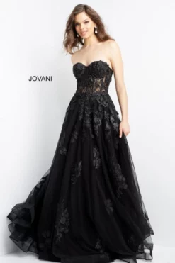 Jovani 07901 Evening Gown With Lace Appliques -Outlet Prom Dresses Store S22 JV 07901 03 470x705