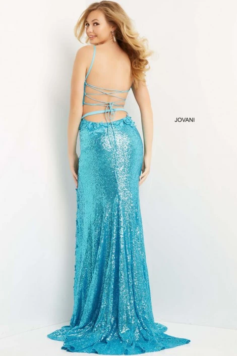 Jovani 08471 Sequin 2 Piece Prom Dress 4 Jovani 08471 Sequin 2 Piece Prom Dress - Image 2