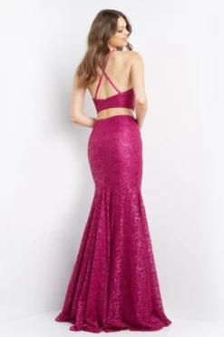 JVN By Jovani JVN08514 Lace 2 Piece Halter Prom Dress 9 JVN By Jovani JVN08514 Lace 2 Piece Halter Prom Dress -Outlet Prom Dresses Store S22 JVN JVN08514 04 470x705