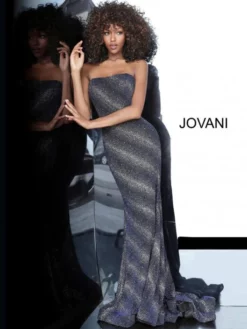 JVN By Jovani JVN1167 Asymmetric Glitter Prom Dress -Outlet Prom Dresses Store S22 JVN JVN1167 03 529x705