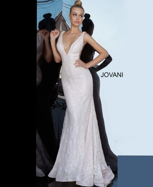 JVN By Jovani JVN65547 Sequin Lace Gown 4 JVN By Jovani JVN65547 Sequin Lace Gown - Image 2