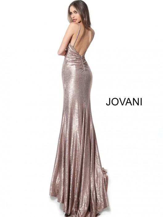JVN By Jovani JVN67798 Ruched Metallic Prom Dress 4 JVN By Jovani JVN67798 Ruched Metallic Prom Dress - Image 2