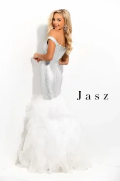 Jasz Couture 7334 Off Shoulder Mermaid Dress -Outlet Prom Dresses Store S22 JZ 7334 04 470x705
